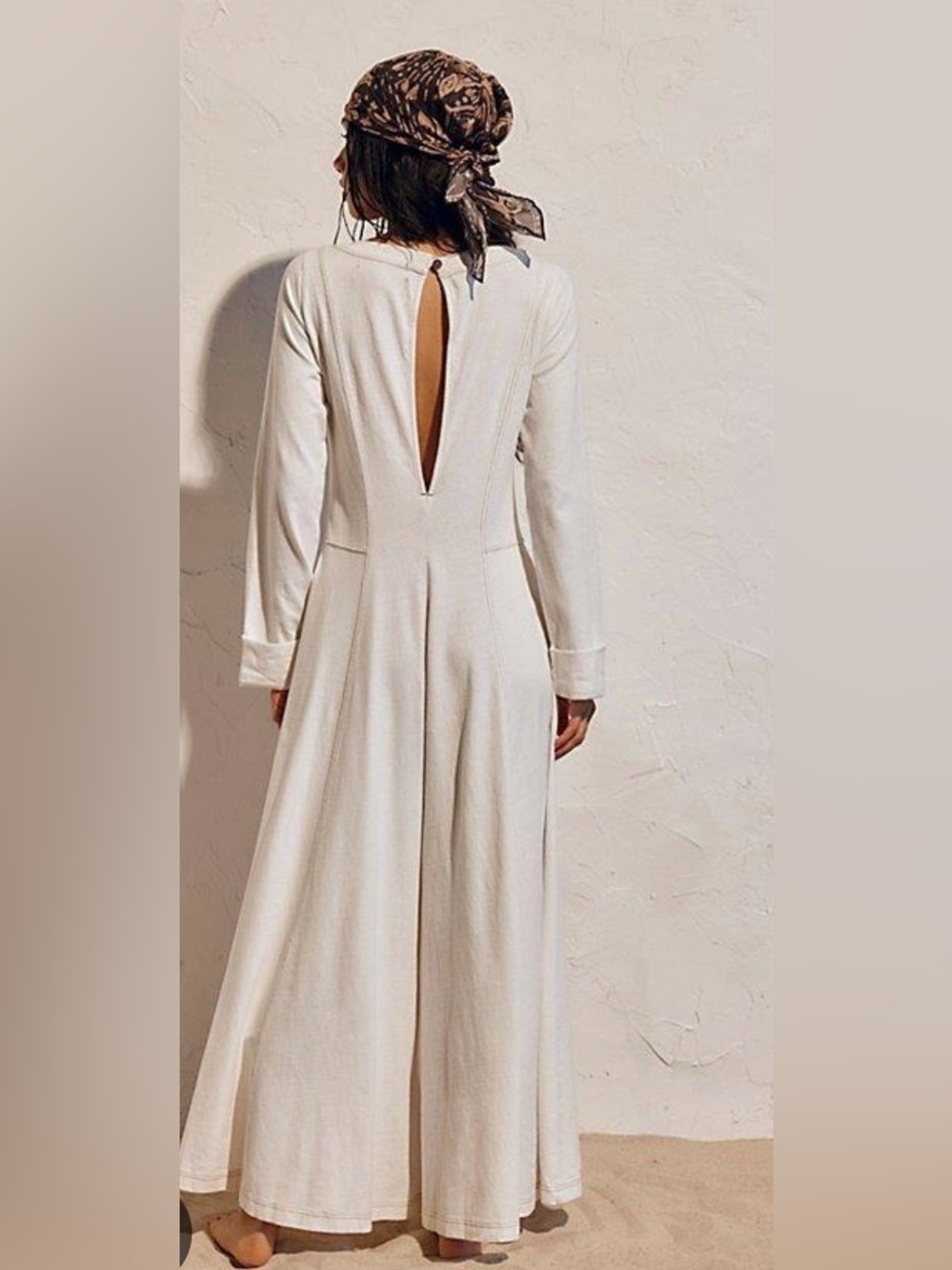 NWT FREE PEOPLE STRADA JUMPSUIT IVORY - Picture 2 of 2
